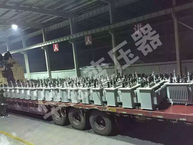 黑河非晶合金变压器发货现场